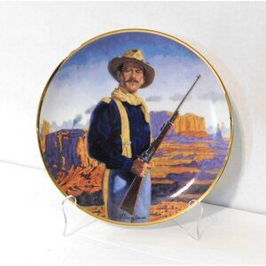 John Wayne Hero Of The West Limited Edition Porcelain Plate Robert Tanenbaum